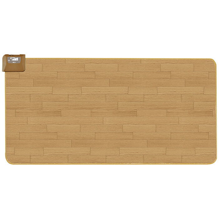 電気カーペット 広電(KODEN) CWC101H-CW フローリング調 ホットカーペット 防水 木目 キッチンマット 電気マット ホットマット 足元暖房 ダニ退治 PVC