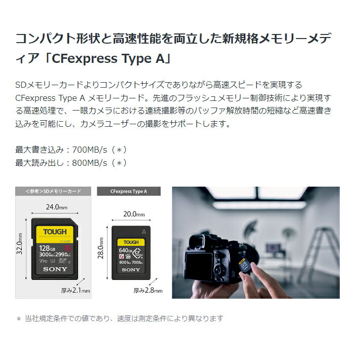 ソニー CFexpress Type A メモ...の紹介画像3