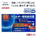 本日20時～最大500円off！ 鼻炎薬 眠くなりにくい 1日1錠 就寝前で効く 花粉薬 トキワ アレブロック 12錠 X 5個 エピナスチン塩酸塩 配合 アレルギー専用鼻炎薬 ハウスダスト 薬 鼻のアレルギー くしゃみ 鼻水 鼻づまり 常盤薬品  錠剤 P7