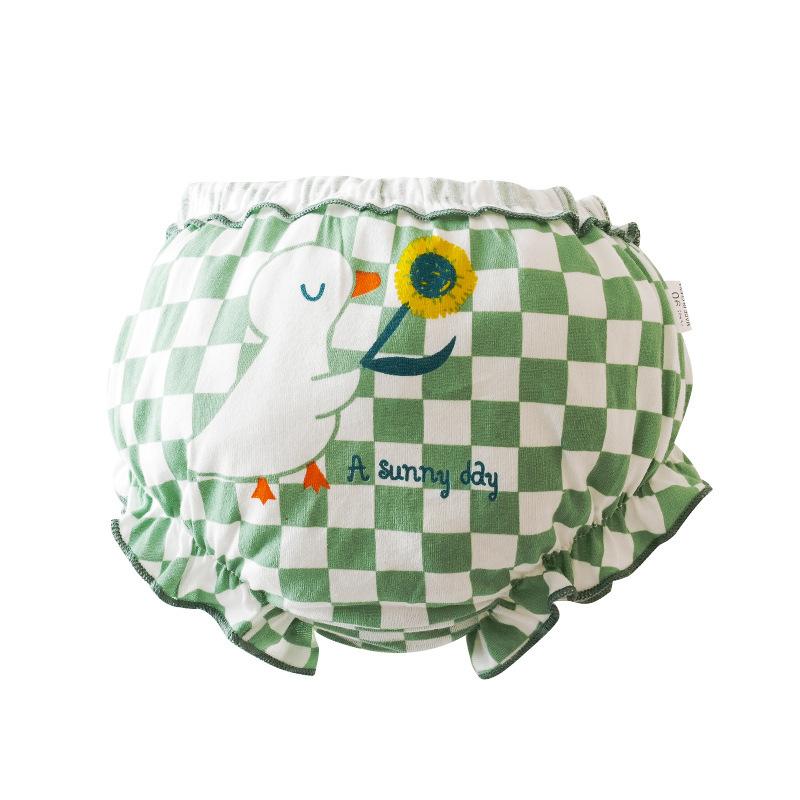 子供服 インナーウェア ショーツ パンツ 女児用 ベビー キッズ 下着 綿100% 通気性 かわいい 小花柄 ア..