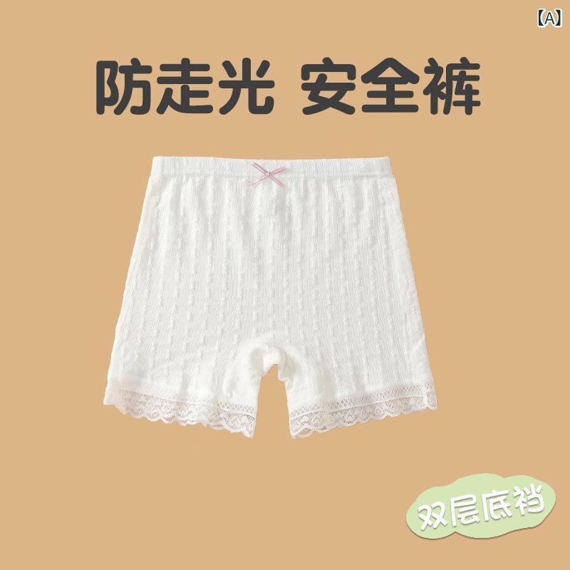 キッズ 女の子 ショーツ モーダル 下着 インナー パンツ 三分丈 3分丈 薄手 接触冷感 吸湿速乾 A類 110..