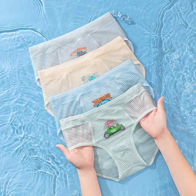 子供用パンツ 男の子 夏 薄手 通気性 三角パンツ 男児 ベビー 小学生 中学生 大学生 粘纤