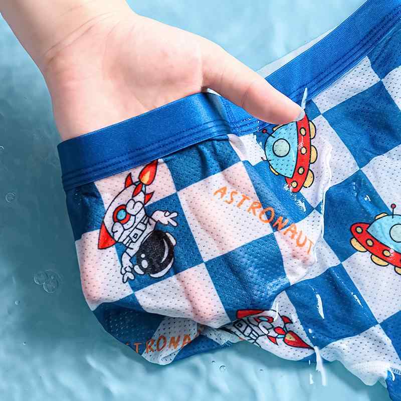 キッズ 男の子用 パンツ 小学生 接触冷感 メッシュ 通気性 ボーイズ ボクサーパンツ 子供 下着 4枚セッ..