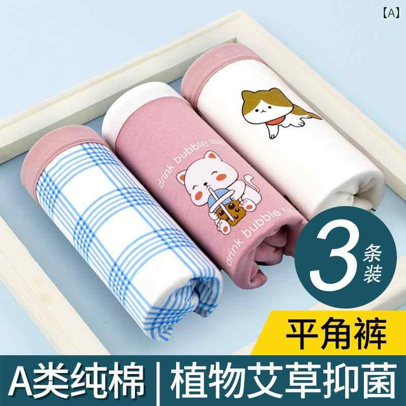 子供用パンツ 女の子 A類 コットン 薄手 通気性 ショートパンツ かわいい キャラクター柄 3枚セット 6..