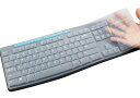 シリコーンキーボードプロテクタースキンカバー Logitech MK295 MK275 K200 MK200 K260 MK260 K270 MK270 デスクトップキーボード対応 (クリア K200対応)