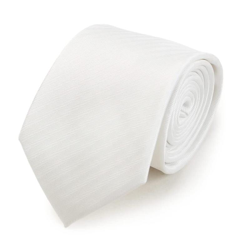 [アトリエ365] ネクタイ フォーマルネクタイ 白 黒 結婚式 葬式 礼装 礼服 冠婚葬祭 パーティー 無地/sun-ux-ne-1758-ats