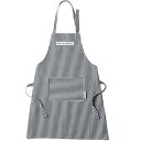 ラッピング済み ギフト プレゼント用 (ディーン&デルーカ)DEAN&DELUCA エプロン 前掛け タブリエ 胸当て クッキング 料理 キッチン ストライプ ...