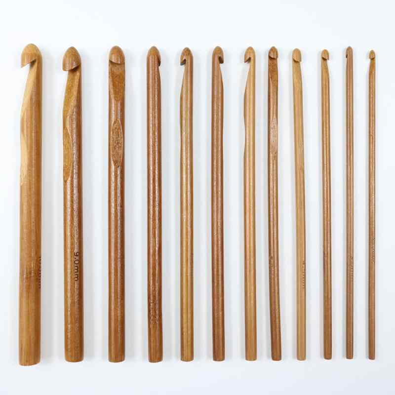 編み針 レディース 炭化竹木製 毛糸 棒針 セット かぎ針 12本 鞄付き 手芸 ニット DIY 編み物 裁縫