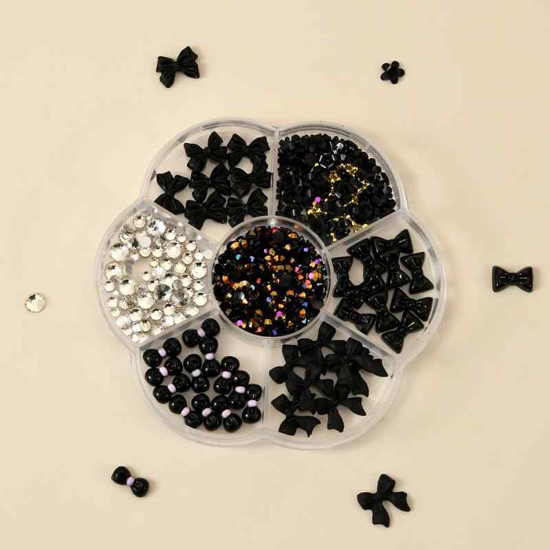 ネイルパーツ レディース アクセサリー セット DIY 樹脂 花 ジルコニア 蝶々 デコパーツ スマートフォンケース かわいい レトロ 甘め シンプル インスタ...