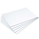 ホワイトハウス 両面 白 厚紙 (チップボール) 310×220mm A4より少し大きめ 約2mm厚 5枚 セット A4 26号(1.92mm厚)(3)