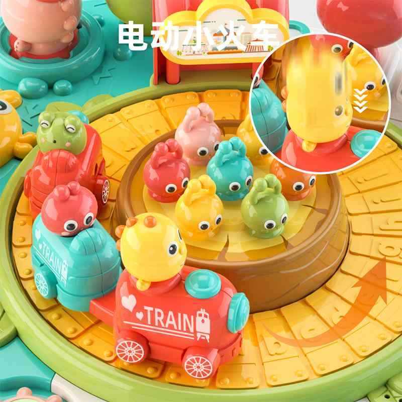 知育玩具 学習机 子供用 多機能ゲームテーブル 幼児 早期教育 玩具 赤ちゃん 1歳 2歳 3歳 音楽 光る プラスチック製