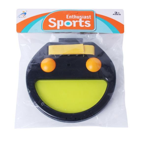 子供用おもちゃ 手掴みボール 親子 屋外 スポーツ 卓球 弾力性 ラケット付き 玩具 ブラック ピンク系 グリーン ブルー