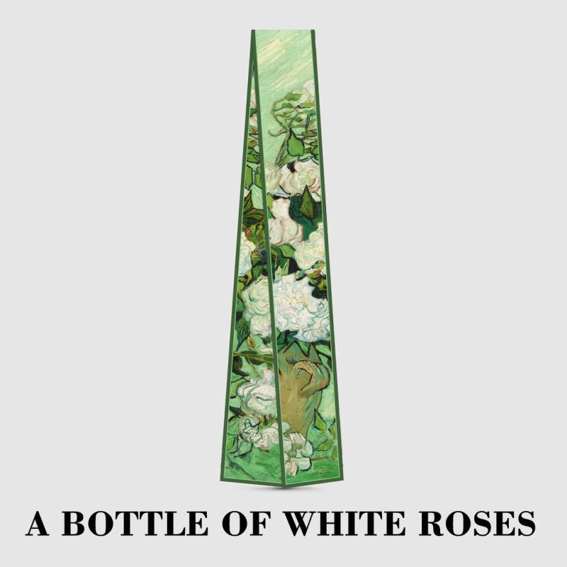 スカーフ レディース バンダナ ヘアバンド バッグ飾り 接触冷感 再生繊維 シルクタッチ 麦穂柄 花柄 ペ..