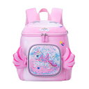 リュックサック キッズ 子供用 かわいい 漫画のリュック 通学 遠足 防水 軽量 大容量 パープル ピンク 幼稚園 保育園