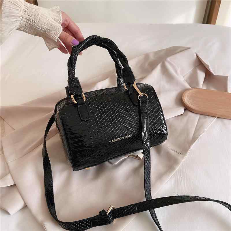 バッグ レディース ショルダーバッグ ボストンバッグ 枕型 PUレザー 鰐柄 ヒョウ柄 斜めがけ 手提げ 無..