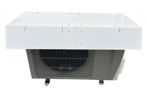 TMOMO エアコン 室外機 日除け カバー アルミ製 ヒサシ有 タイプB TMOMO エアコン 室外機 日除け カバー アルミ製 ヒサシ有 タイプB