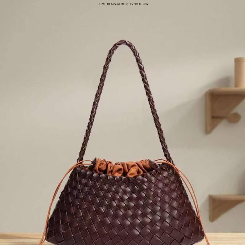 バッグ レディース 高見え 大容量 ショルダーバッグ 鞄 編み込み ハンドバッグ 斜めがけ 肩掛け トートバッグ PUレザー 内ポケット付き 通勤 普段使い お出かけ 旅行 かわいい おしゃれ ブラック チョコレート ブラウン