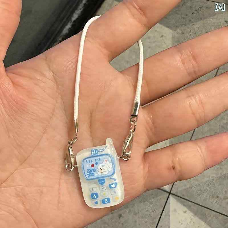 ドールハウス ミニチュア模型 シーンアクセサリー カートゥーン ミニスマホ マカロンアクセサリー 樹脂..