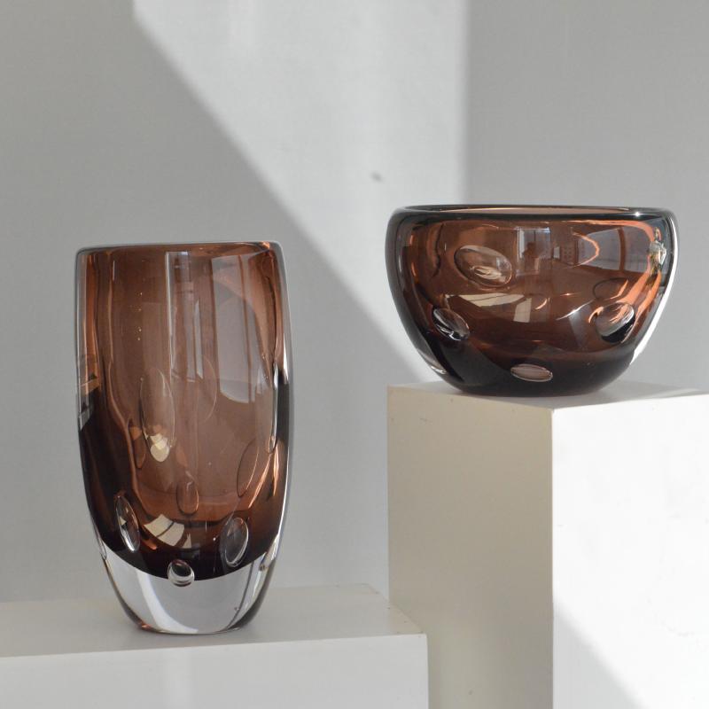 花瓶 クリスタル 卓上 ガラス製 水栽培 フラワーベース 果物トレー 置物 リビング 玄関