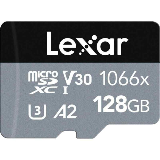 Lexar® Professional 1066x microSDHC™/microSDXC™ UHS-I cards SILVER Series 128GB MS1066128G-BNANG 海外パッケージ版 Lexar® Professional 1066x microSDHC™/microSDXC™ UHS-I cards SILVER Series 128GB MS1066128G-BNANG 海外パッケージ版