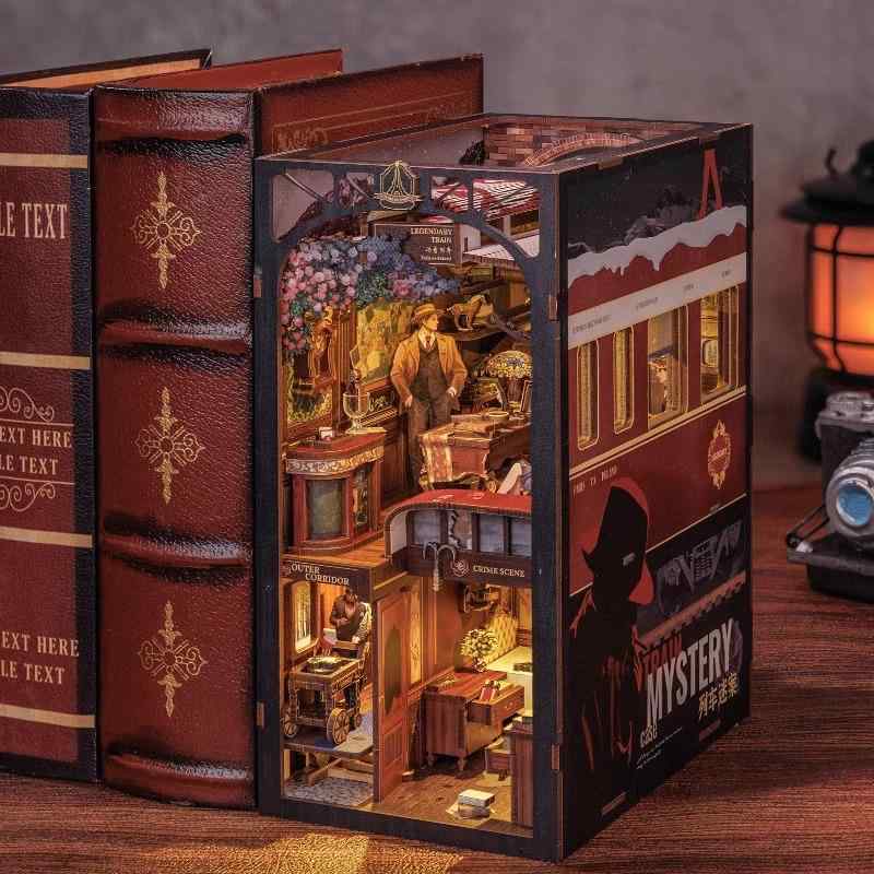 ミニチュアハウス DIY 手作り キット 本屋風 ドールハウス 木製 模型 組み立て式 知育玩具 オブジェ 永恒書店 東坡憶 墨韻書斎 秘密楽章 風雅宋朝 星雲休憩室 魔法薬剤師 エルフ楽園