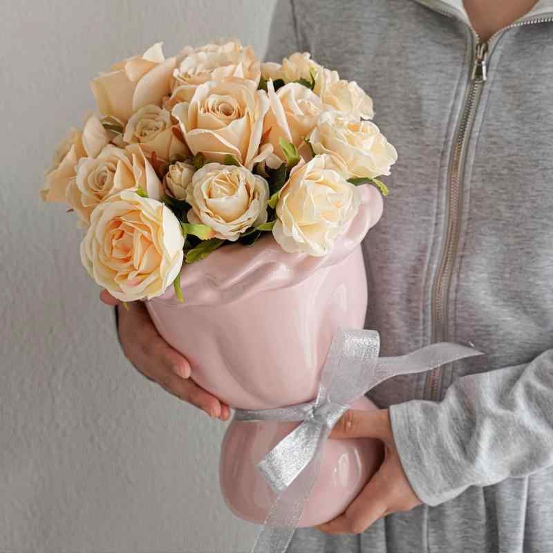 花瓶 インテリア 陶器製 フラワーベース ブーケ 花器 リビング ダイニング ベッドルーム ギフト プレゼント 結婚祝い 引っ越し祝い