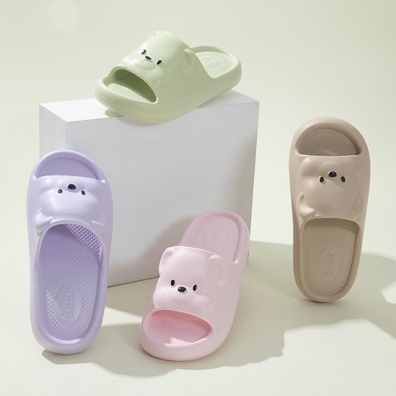 子供用サンダル ルームシューズ 親子お揃い ホームスリッパ かわいい 男の子 女の子 室内履き バススリ..