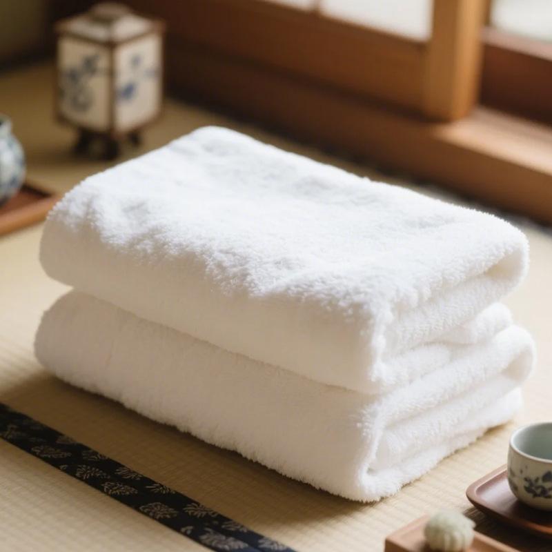 タオル 無撚糸 バスタオル 純綿 吸水 フェイスタオル 家庭用 ホテル 柔らかい ベビー 白 34X74cm 70X14..