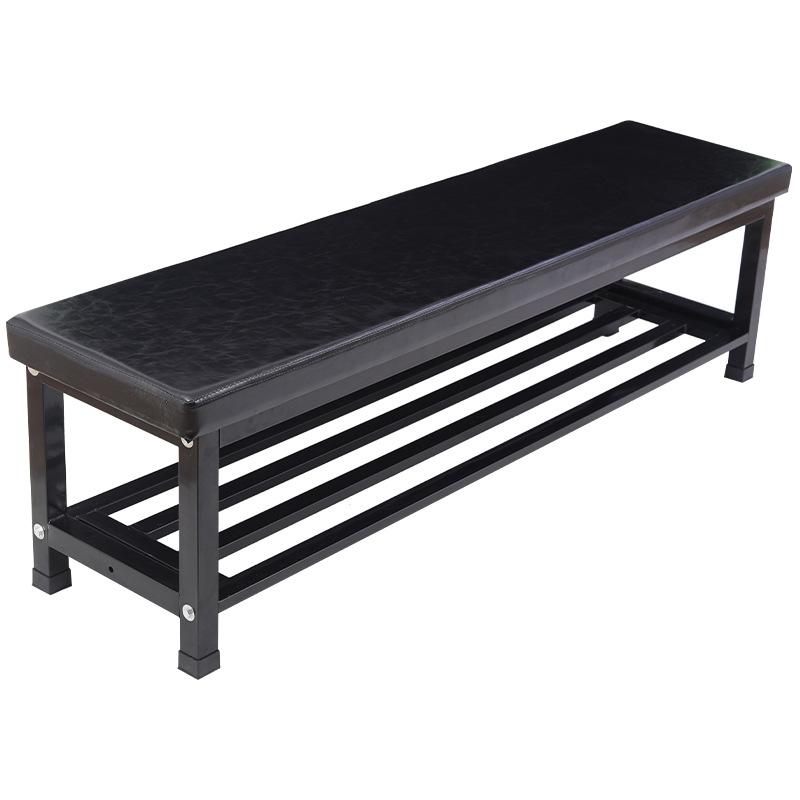 ベンチ 防水 長椅子 浴室 更衣室 玄関 椅子 イス スツール 軟包 高密度スポンジ 金属フレーム ホテル ..