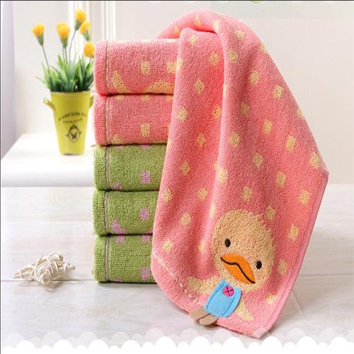 タオル 子供用 大人用 フェイスタオル 純綿 柔らかい 吸水性 赤色 緑色