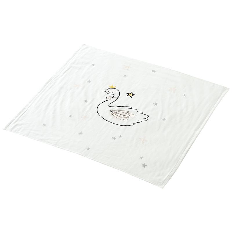 ベビー用品 おくるみ 純綿 ガーゼケット ブランケット やわらか 吸水 速乾 春夏 秋冬 アニマル柄 ウサ..