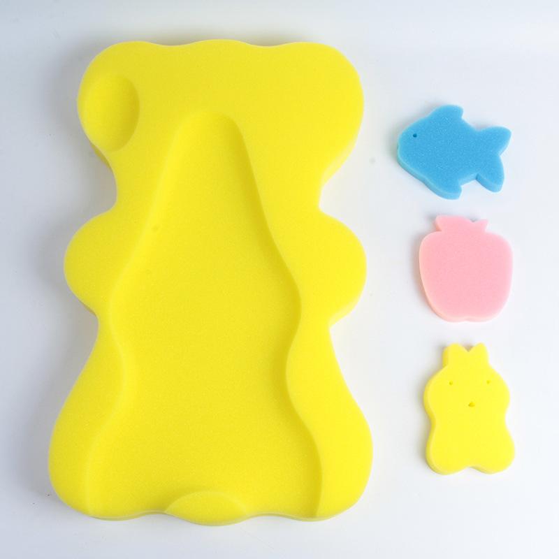 ベビー バス用品 お風呂マット スポンジ 赤ちゃん 子供用 浴槽 滑り止め ブルー イエロー レッド グリーン