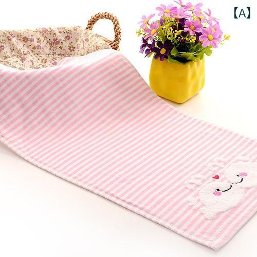 ベビー バスタオル ガーゼタオル 綿100% 吸水速乾 超 мягкий 子供用 ピンク ブルー ブラウン 刺繍 ジャ..