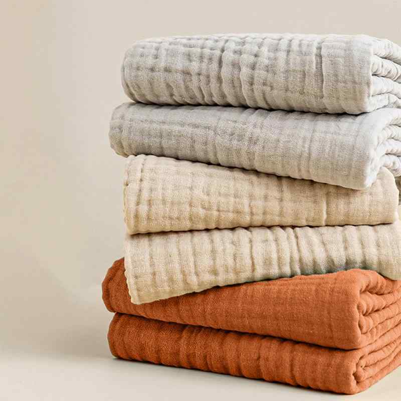 ベビー 毛布 新生児 赤ちゃん ガーゼケット 綿100% ブランケット おくるみ バスタオル 沐浴ガーゼ 通年..