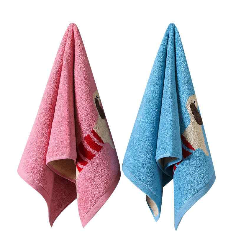 タオル レディース メンズ 子供用 綿100% フェイスタオル ウォッシュタオル 吸水性 提花 レッド ブルー グレー 72cm×34cm