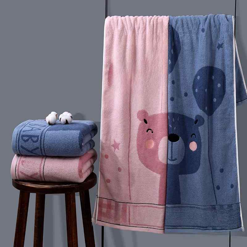 タオル 全綿 ベビー・キッズ 母嬰級 バスタオル 厚手 吸水 速乾 大判 ビーチタオル かわいい おしゃれ ..