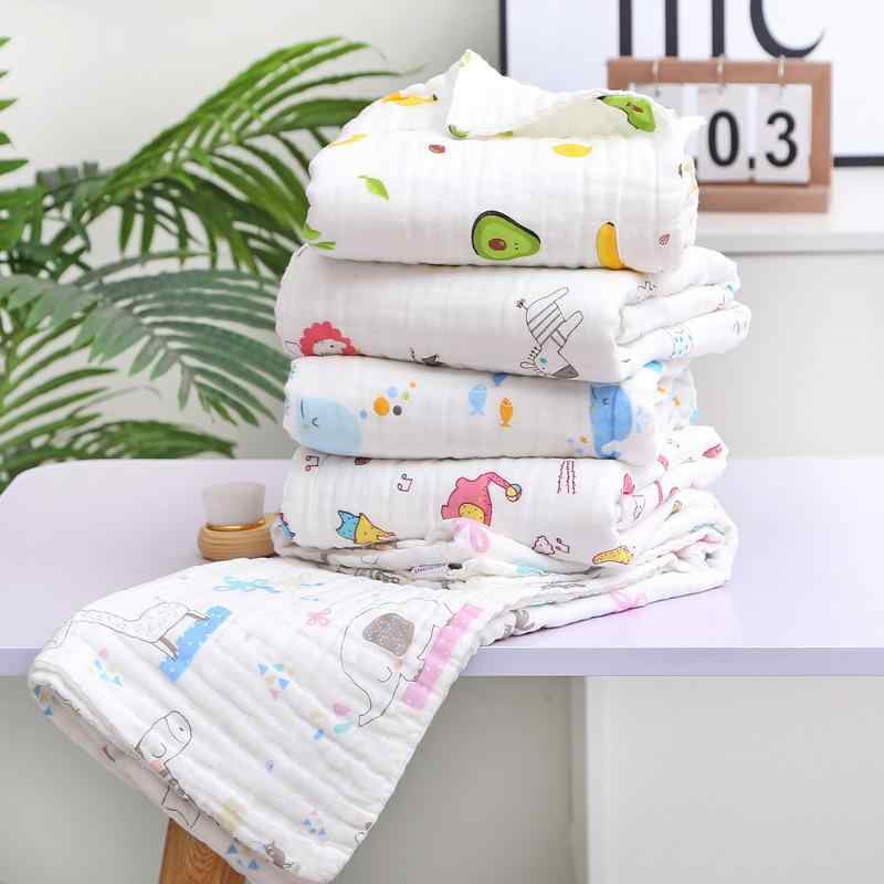 ベビー おくるみ ブランケット 純綿 六重ガーゼ 柔らかい 吸水性 ピンク系 星柄 ブルー系 星柄 アボカ..