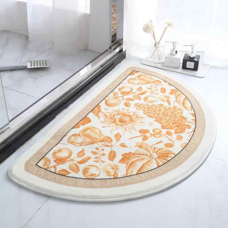 マット レディース メンズ 仿羊绒 バスマット 玄関マット 室内 屋外 ドアマット 花柄 吸水 滑り止め 洗える おしゃれ かわいい...