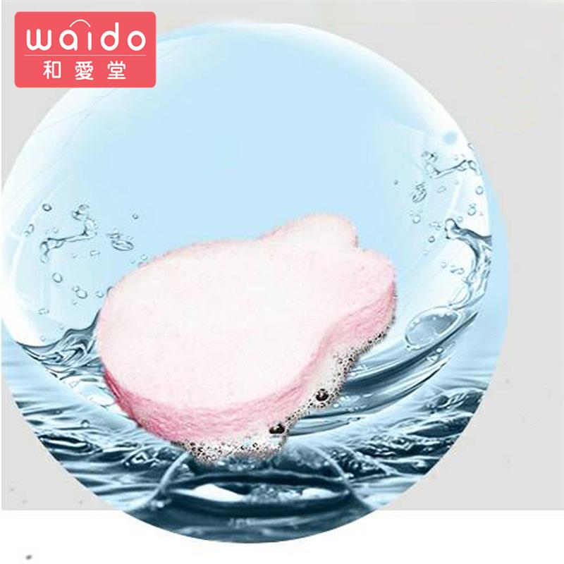 ベビー 赤ちゃん 沐浴 スポンジ バススポンジ 子供 搓澡 スポンジ 木浆 清潔 潤い バス用品 熊型 鴨 兎