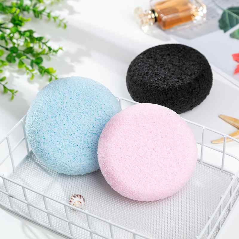 ボディスポンジ 子供 大人 兼用 親膚 大判 泡立ち 洗顔 垢すり タオル ボール 一体型