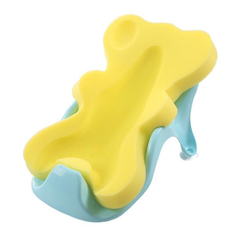 ベビー バス用品 ベビー用沐浴マット 入浴ネット 滑り止め メッシュ 柔らかい PU海綿