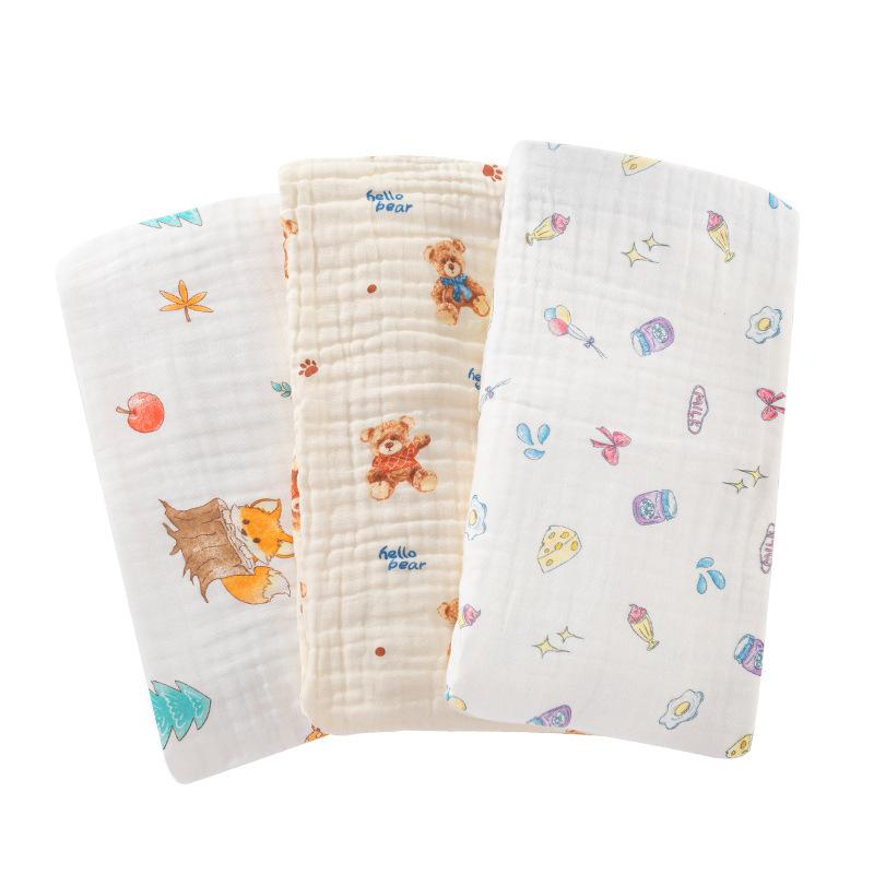 ベビー バスローブ バスタオル コットン ガーゼ 新生児 超柔 吸水 大判タオル 子供 綿100% おくるみ ブ..