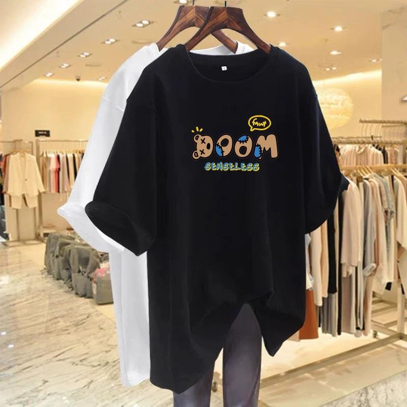 Tシャツ レディース 大きいサイズ 半袖 ゆったり カットソー マタニティウェア 妊婦服 プリント柄 ポリ..