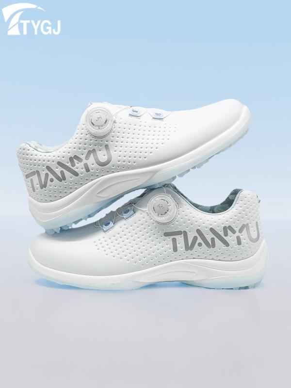 ゴルフシューズ レディース 防水 滑り止め スポーツシューズ カジュアル ゴルフ靴 ゴルフボールシュー..