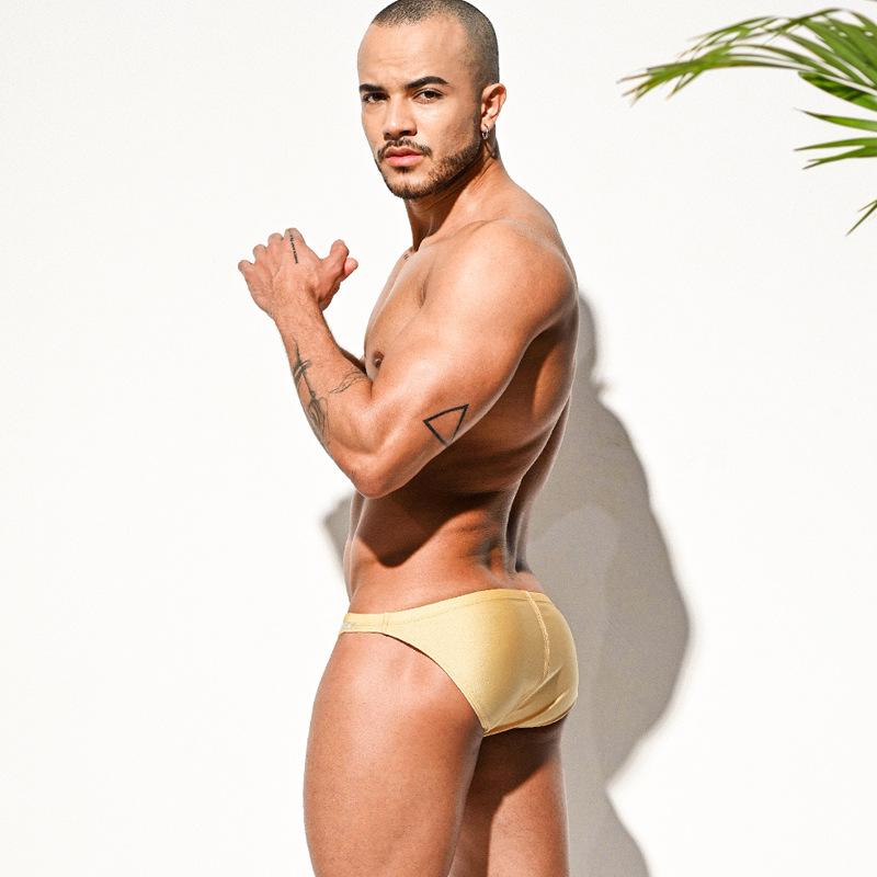 水着 男性用 ローライズ ビキニブリーフ ビーチパンツ 無地 ポリエステル 海水浴 プール 伸縮性 リゾート 普段使い 部屋着