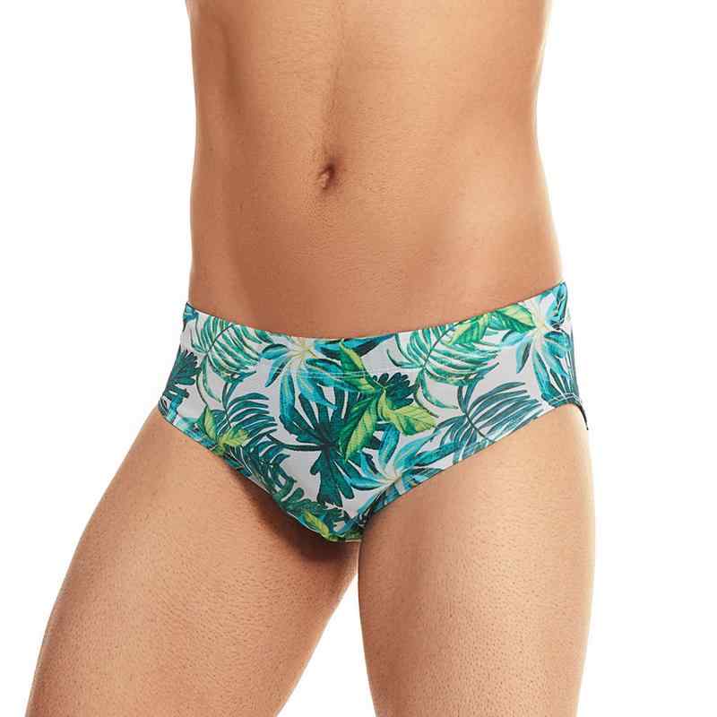 水着 男性用 ローライズ ビキニブリーフ デジタルプリント 迷彩 ブルー カモフラ柄 スイムウェア 海水..