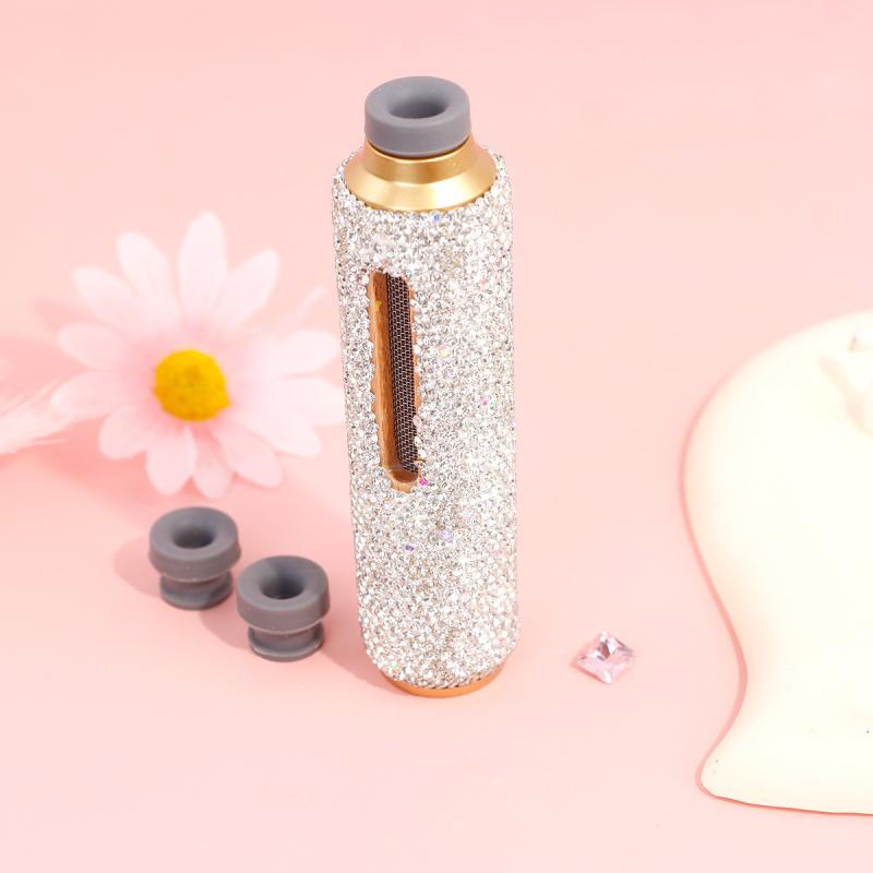 車載灰皿 車内用灰皿 ラインストーン付き ミニ灰皿 携帯灰皿 おしゃれ 車用品 カーアクセサリー