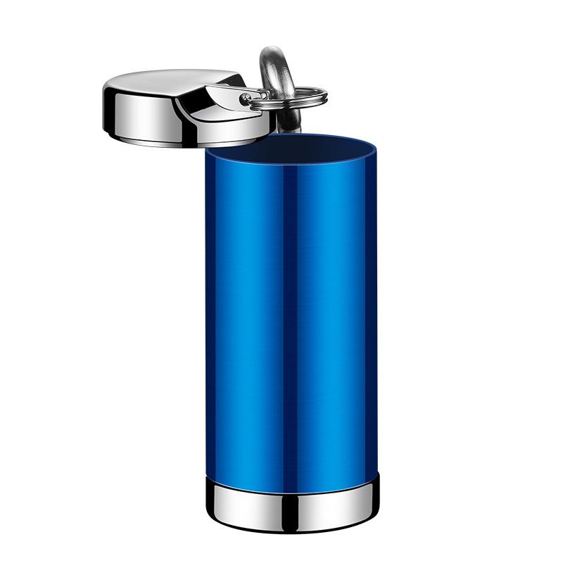 灰皿 キーホルダー メンズ レディース 携帯 おしゃれ 亜鉛合金 ミニ 軽量 持ち運び便利 ラッキーアイテム たばこ 煙草 喫煙具 ブラック レッド ゴールド ...