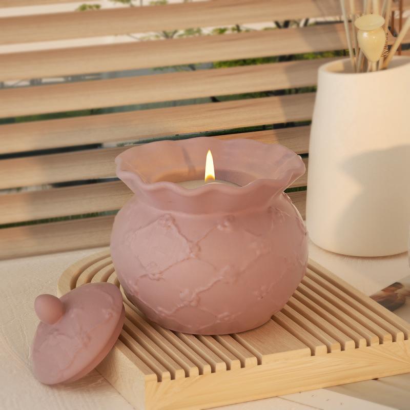 ケーキ型 収納ケース レディース レジン シリコンモールド 花柄 浮き彫り風 ハス柄 小物入れ アクセサ..