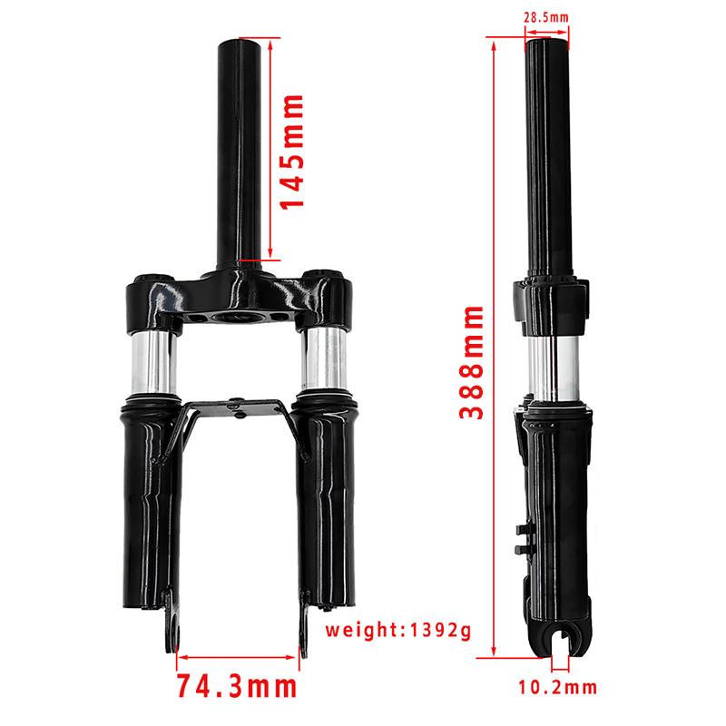 キックスケーター パーツ 前輪 サスペンション ショックアブソーバー 泥除け スタンド セット 交換用 ..